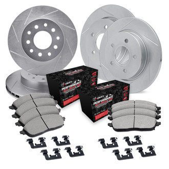 R1 Concepts® - Slotted Brake Kit with Performance Off-Road/Tow Brake Pads