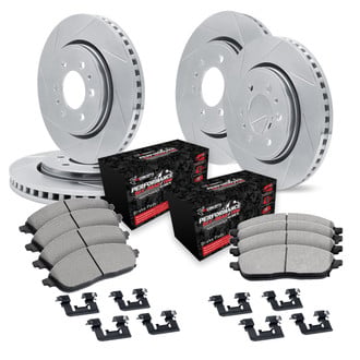 R1 Concepts® - Slotted Brake Kit with Performance Off-Road/Tow Brake Pads