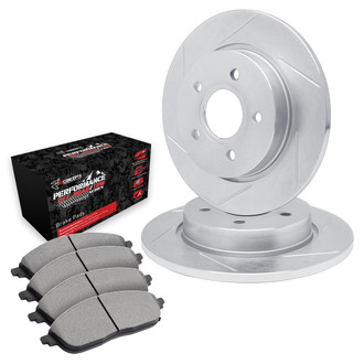 R1 Concepts® - Slotted Brake Kit with Performance Off-Road/Tow Brake Pads