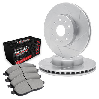 R1 Concepts® - Slotted Brake Kit with Performance Off-Road/Tow Brake Pads