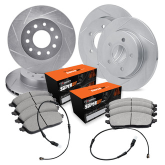 R1 Concepts® - Slotted Brake Kit with Super Duty Pads