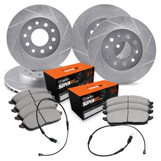 R1 Concepts® - Slotted Brake Kit with Super Duty Pads