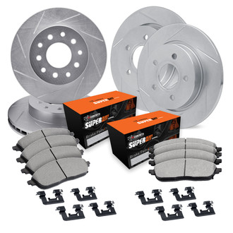 R1 Concepts® - Slotted Brake Kit with Super Duty Pads