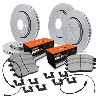 R1 Concepts® - Slotted Brake Kit with Super Duty Pads