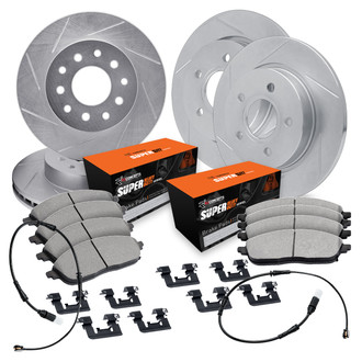 R1 Concepts® - Slotted Brake Kit with Super Duty Pads