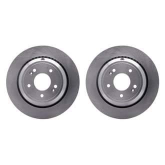 R1 Concepts® - Plain Rear Brake Rotor Set
