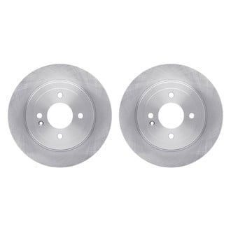 R1 Concepts® - Plain Rear Brake Rotor Set