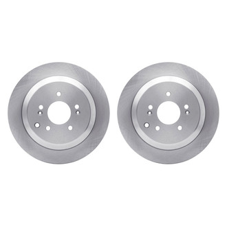 R1 Concepts® - Plain Rear Brake Rotor Set