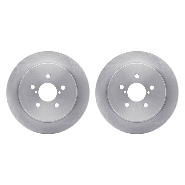 R1 Concepts® - Plain Rear Brake Rotor Set