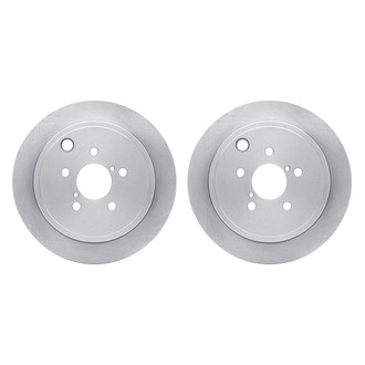 R1 Concepts® - Plain Rear Brake Rotor Set