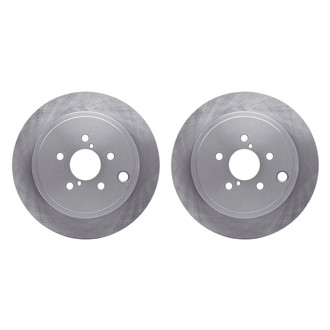 R1 Concepts® - Plain Rear Brake Rotor Set