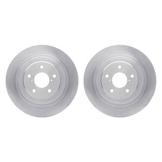 R1 Concepts® - Plain Rear Brake Rotor Set
