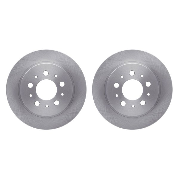 R1 Concepts® - Plain Rear Brake Rotor Set