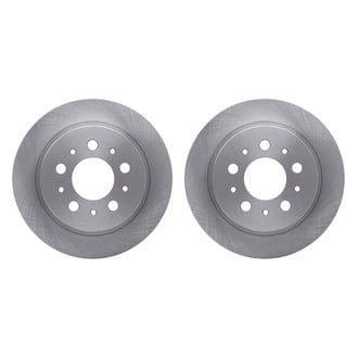 R1 Concepts® - Plain Rear Brake Rotor Set