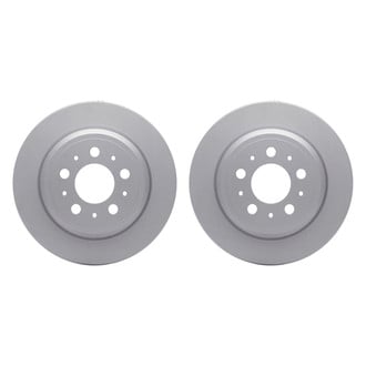 R1 Concepts® - Plain Rear Brake Rotor Set