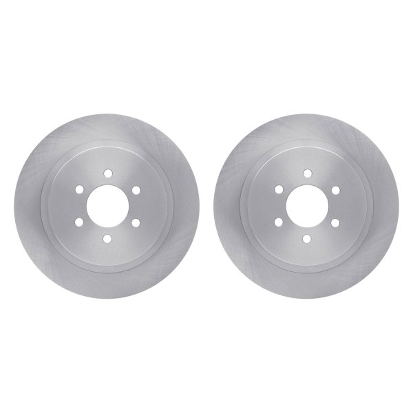 R1 Concepts® - Plain Rear Brake Rotor Set