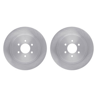 R1 Concepts® - Plain Rear Brake Rotor Set