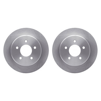 R1 Concepts® - Plain Rear Brake Rotor Set