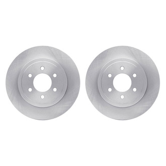 R1 Concepts® - Plain Front Brake Rotor Set