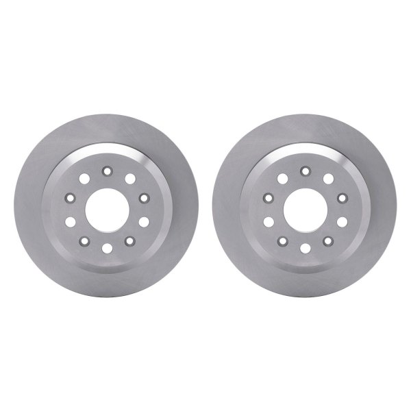 R1 Concepts® - Plain Rear Brake Rotor Set