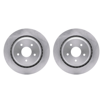 R1 Concepts® - Plain Rear Brake Rotor Set