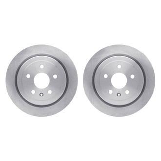 R1 Concepts® - Plain Rear Brake Rotor Set