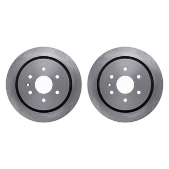 R1 Concepts® - Plain Rear Brake Rotor Set