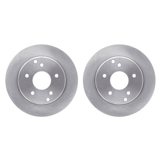 R1 Concepts® WFPN1-47016 - Plain Rear Brake Rotor Set