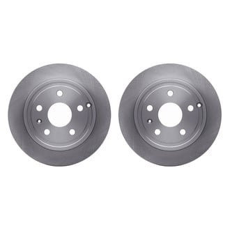 R1 Concepts® - Plain Rear Brake Rotor Set