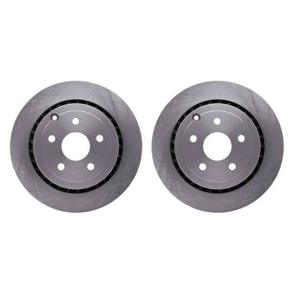 R1 Concepts® - Plain Rear Brake Rotor Set