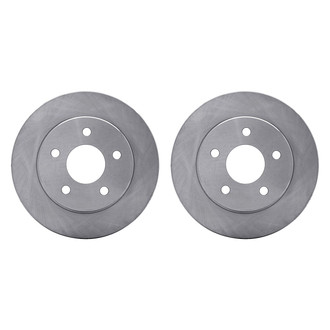 R1 Concepts® WFPN1-54027 - Plain Rear Brake Rotor Set