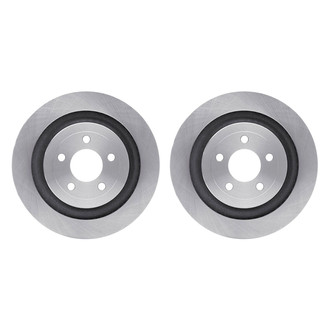 R1 Concepts® - Plain Rear Brake Rotor Set
