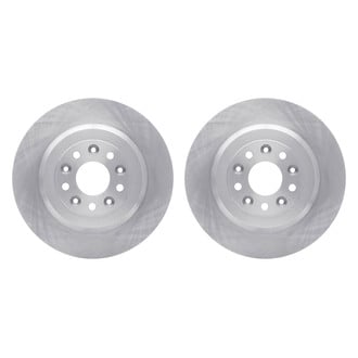 R1 Concepts® - Plain Rear Brake Rotor Set