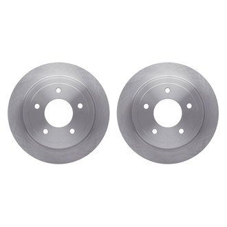 R1 Concepts® - Plain Rear Brake Rotor Set