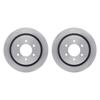 R1 Concepts® - Plain Rear Brake Rotor Set