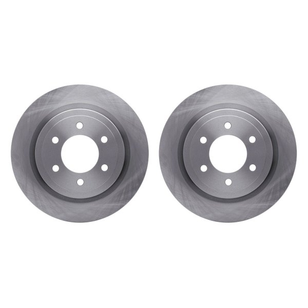 R1 Concepts® - Plain Rear Brake Rotor Set