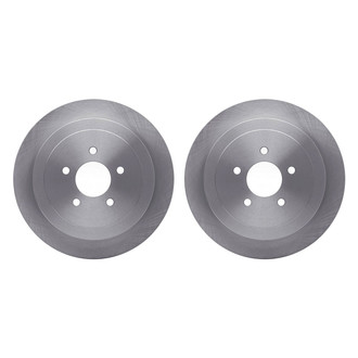 R1 Concepts® - Plain Rear Brake Rotor Set