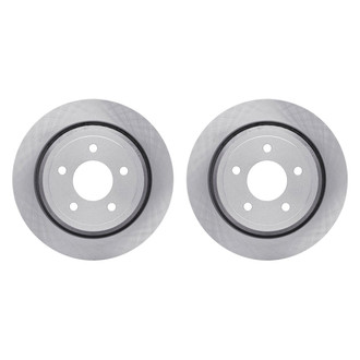 R1 Concepts® - Plain Rear Brake Rotor Set