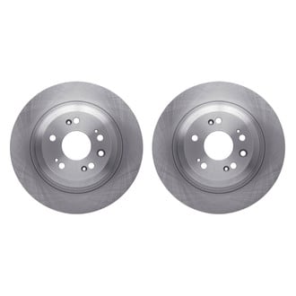 R1 Concepts® - Plain Rear Brake Rotor Set