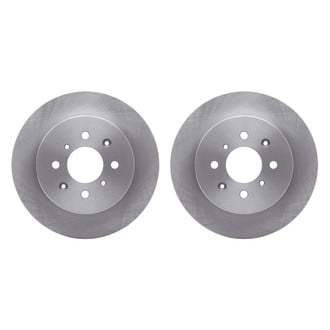 R1 Concepts® - Plain Rear Brake Rotor Set