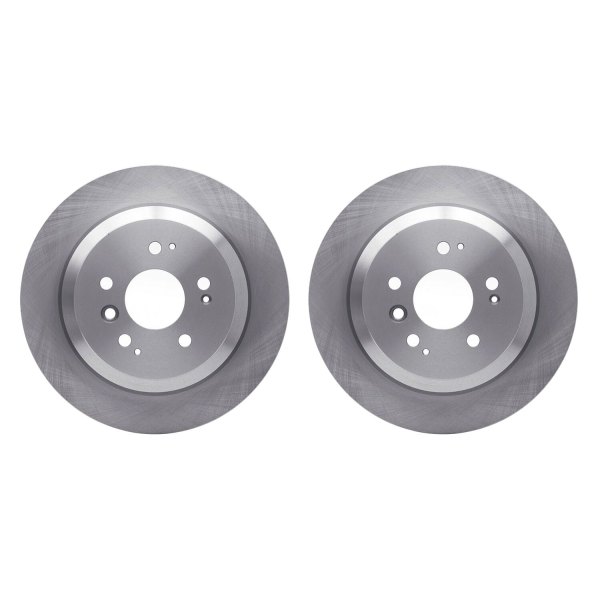 R1 Concepts® - Plain Rear Brake Rotor Set