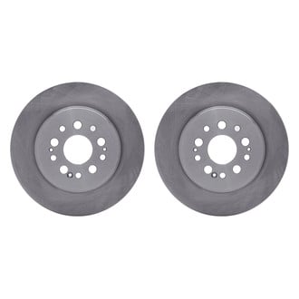 R1 Concepts® - Plain Rear Brake Rotor Set