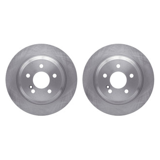 R1 Concepts® - Plain Rear Brake Rotor Set