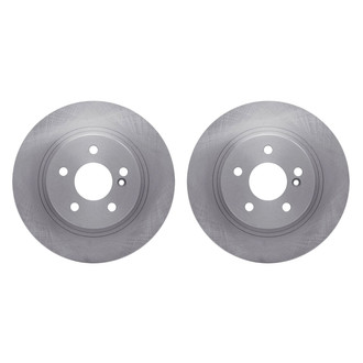 R1 Concepts® - Plain Rear Brake Rotor Set