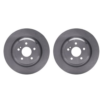R1 Concepts® - Plain Rear Brake Rotor Set