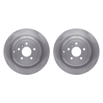 R1 Concepts® - Plain Rear Brake Rotor Set