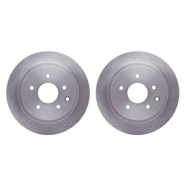 R1 Concepts® - Plain Rear Brake Rotor Set