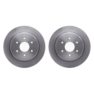 R1 Concepts® - Plain Rear Brake Rotor Set