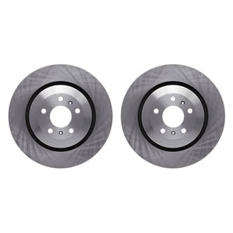 R1 Concepts® - Plain Rear Brake Rotor Set