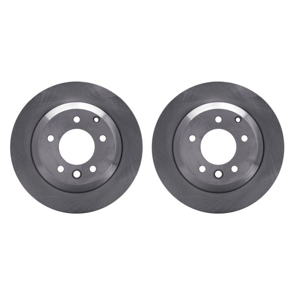 R1 Concepts® - Plain Rear Brake Rotor Set